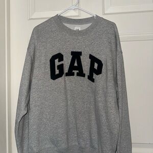 GAP Heather Gray Crewneck Sweatshirt Mens Medium